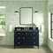 James Martin Vanities 48'' Single Vanity, Black Onyx w/ 3 CM Parisien Bleu Quartz Top 424-V48-BKO-3PBL - alternate 6
